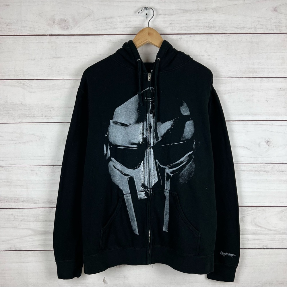 RARE MF DOOM Rap Rhymesayers Zip Hoodie XL
